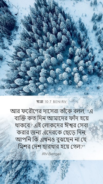 যাত্ৰা 10:7 BENIRV Bible Verse Image