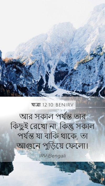 যাত্ৰা 12:10 BENIRV Bible Verse Image