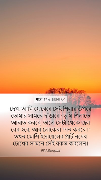 যাত্ৰা 17:6 BENIRV Bible Verse Image