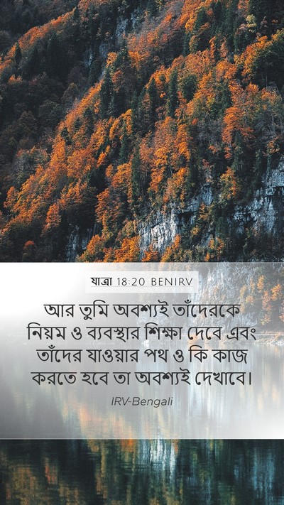 যাত্ৰা 18:20 BENIRV Bible Verse Image