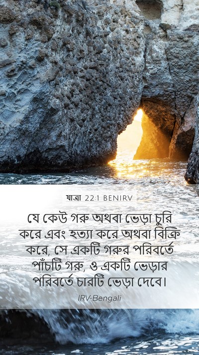 যাত্ৰা 22:1 BENIRV Bible Verse Image