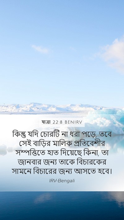 যাত্ৰা 22:8 BENIRV Bible Verse Image