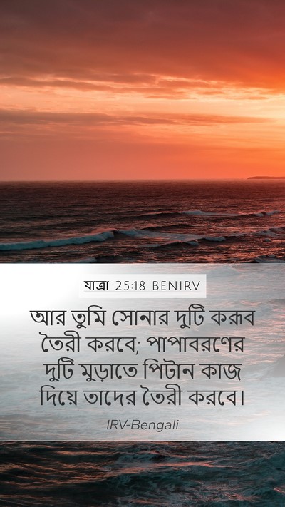 যাত্ৰা 25:18 BENIRV Bible Verse Image