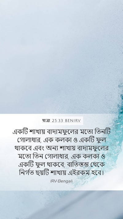 যাত্ৰা 25:33 BENIRV Bible Verse Image