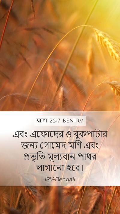 যাত্ৰা 25:7 BENIRV Bible Verse Image