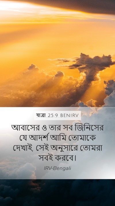 যাত্ৰা 25:9 BENIRV Bible Verse Image