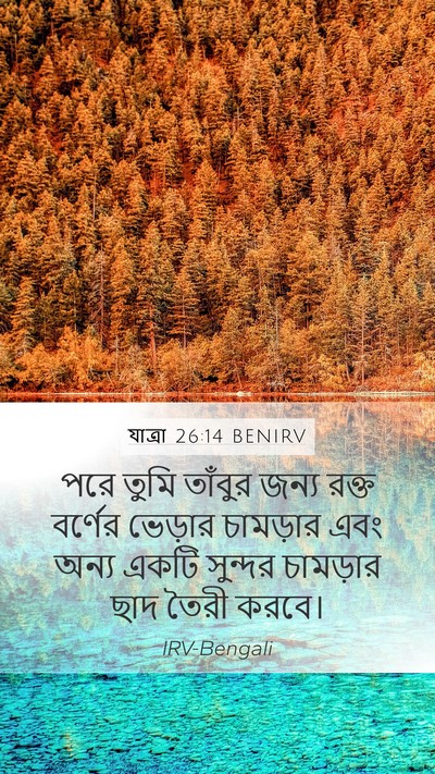 যাত্ৰা 26:14 BENIRV Bible Verse Image