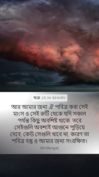 যাত্ৰা 29:34 BENIRV Bible Verse Image