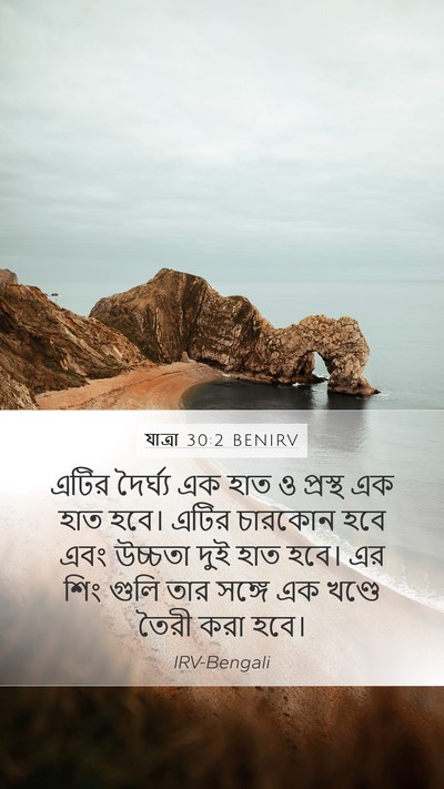 যাত্ৰা 30:2 BENIRV Bible Verse Image