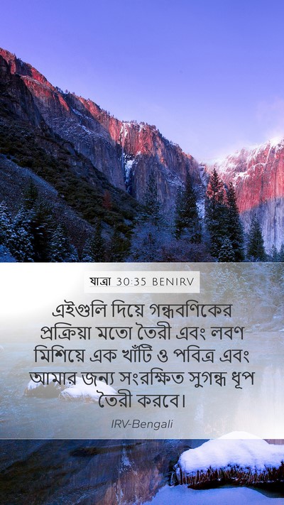 যাত্ৰা 30:35 BENIRV Mobile Phone Wallpaper - এইগুলি দিয়ে - Mobile Bible Verse Wallpaper
