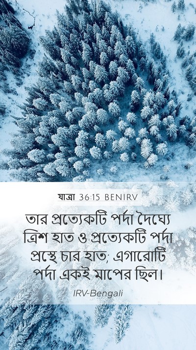 যাত্ৰা 36:15 BENIRV Mobile Phone Wallpaper - তার প্রত্যেকটি - Mobile Bible Verse Wallpaper