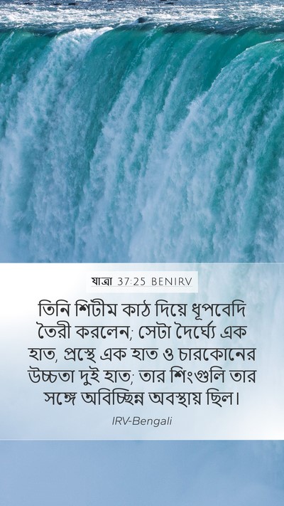 যাত্ৰা 37:25 BENIRV Bible Verse Image