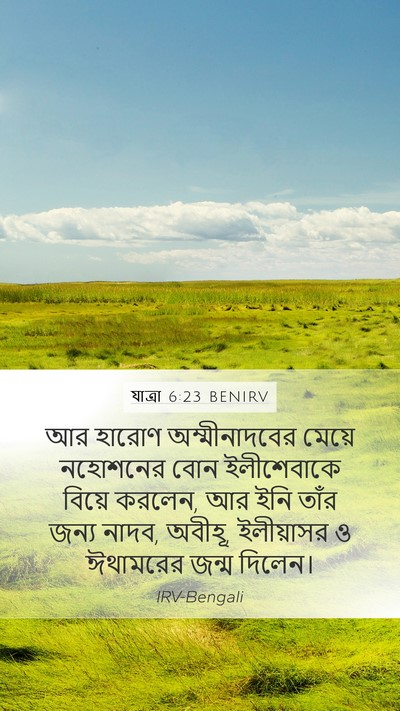যাত্ৰা 6:23 BENIRV Bible Verse Image