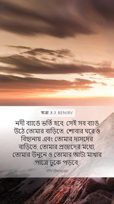 যাত্ৰা 8:3 BENIRV Bible Verse Image