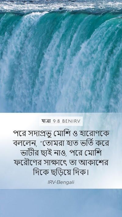যাত্ৰা 9:8 BENIRV Bible Verse Image