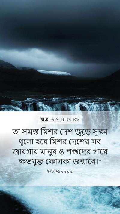 যাত্ৰা 9:9 BENIRV Bible Verse Image