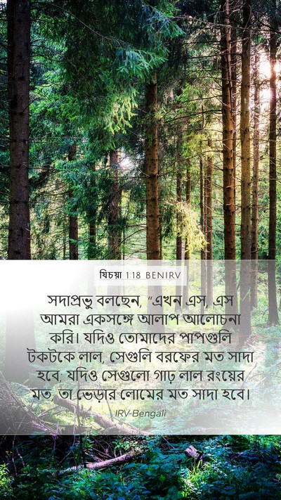 যিচয়া 1:18 BENIRV Bible Verse Image