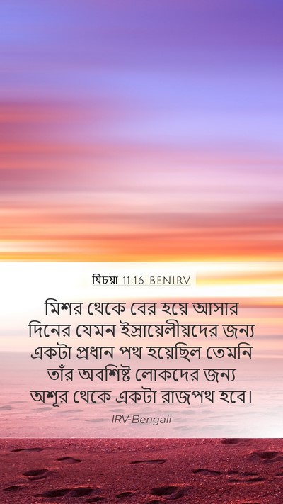 যিচয়া 11:16 BENIRV Bible Verse Image