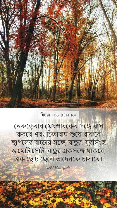 যিচয়া 11:6 BENIRV Bible Verse Image