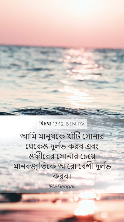 যিচয়া 13:12 BENIRV Bible Verse Image