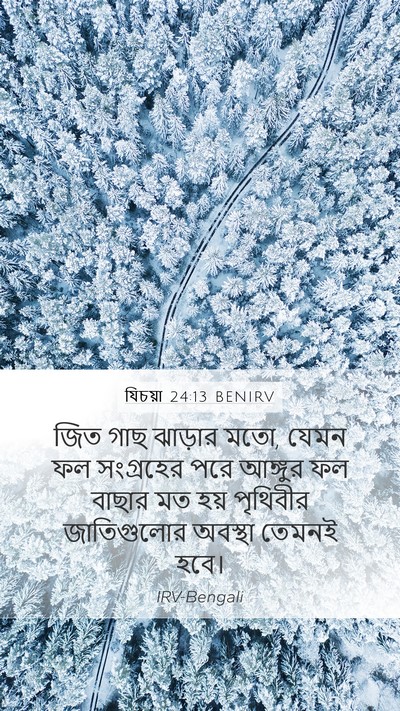 যিচয়া 24:13 BENIRV Bible Verse Image