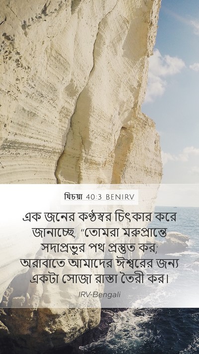 যিচয়া 40:3 BENIRV Bible Verse Image