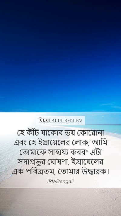 যিচয়া 41:14 BENIRV Bible Verse Image