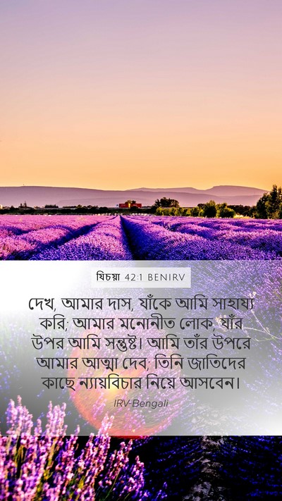 যিচয়া 42:1 BENIRV Bible Verse Image