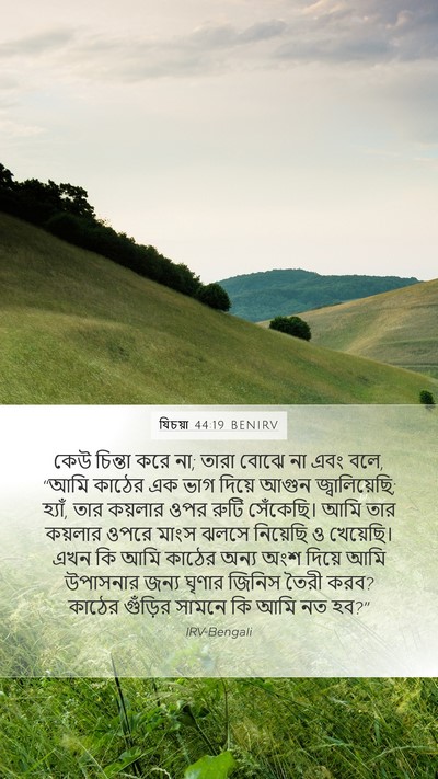 যিচয়া 44:19 BENIRV Bible Verse Image