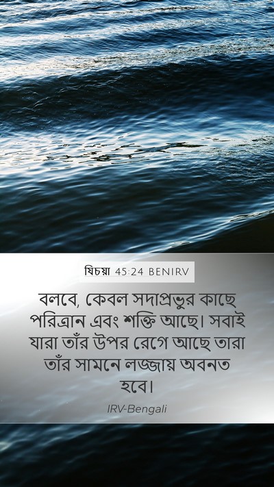 যিচয়া 45:24 BENIRV Bible Verse Image