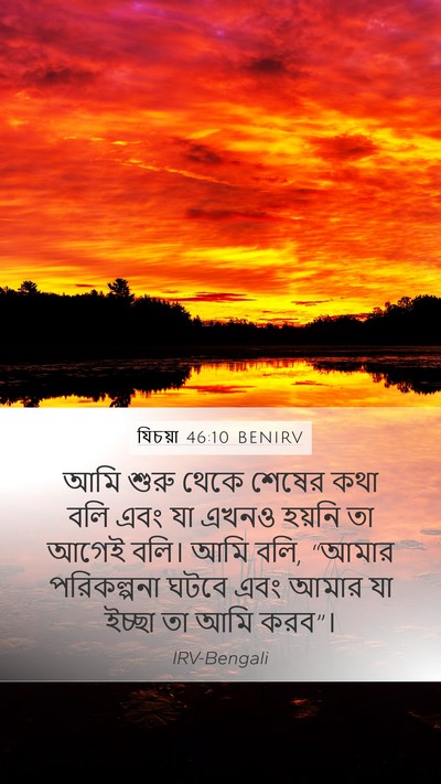যিচয়া 46:10 BENIRV Bible Verse Image