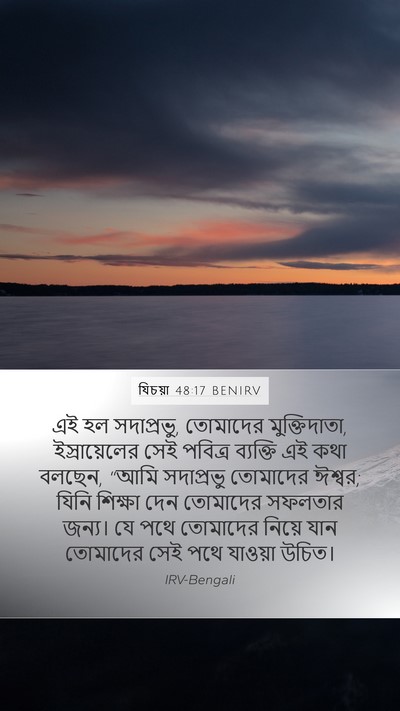 যিচয়া 48:17 BENIRV Bible Verse Image