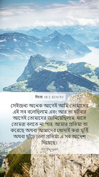 যিচয়া 48:5 BENIRV Bible Verse Image