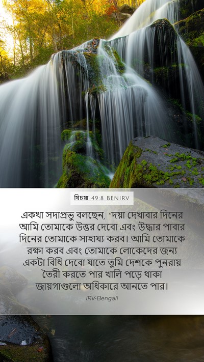 যিচয়া 49:8 BENIRV Bible Verse Image