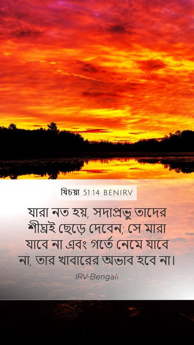 যিচয়া 51:14 BENIRV Bible Verse Image