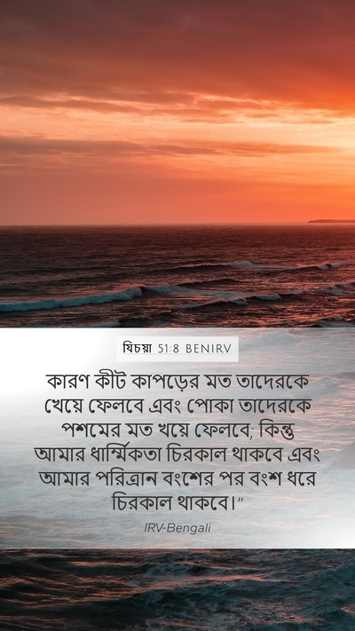 যিচয়া 51:8 BENIRV Bible Verse Image