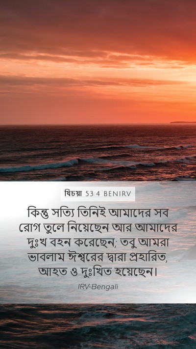 যিচয়া 53:4 BENIRV Bible Verse Image