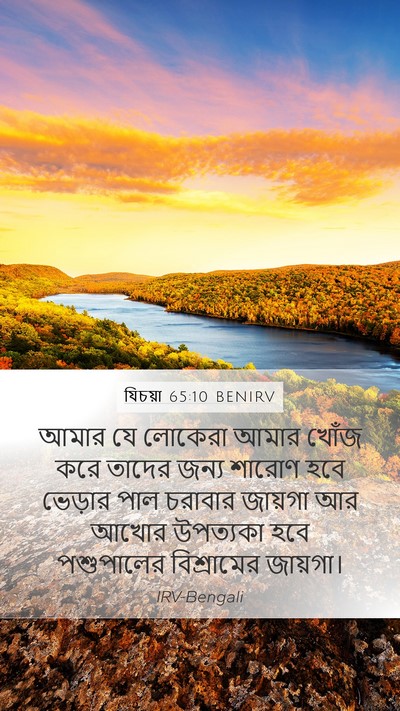 যিচয়া 65:10 BENIRV Bible Verse Image