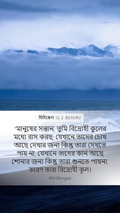 যিহিষ্কেল 12:2 BENIRV Bible Verse Image