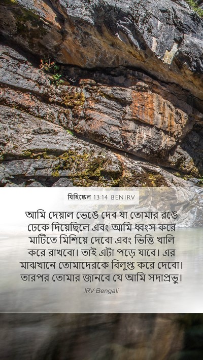 যিহিষ্কেল 13:14 BENIRV Bible Verse Image