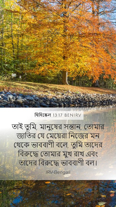 যিহিষ্কেল 13:17 BENIRV Bible Verse Image