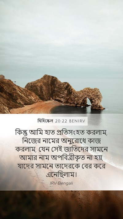 যিহিষ্কেল 20:22 BENIRV Bible Verse Image