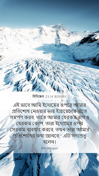 যিহিষ্কেল 25:14 BENIRV Bible Verse Image