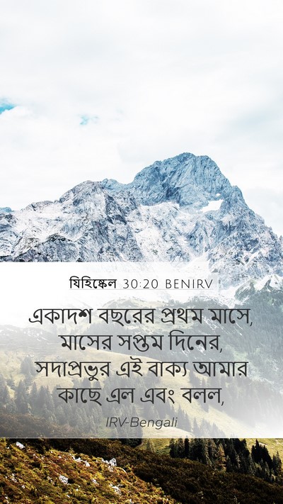 যিহিষ্কেল 30:20 BENIRV Bible Verse Image