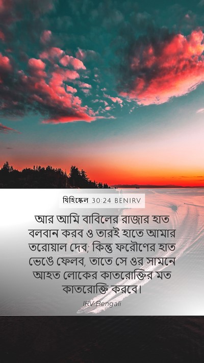 যিহিষ্কেল 30:24 BENIRV Bible Verse Image