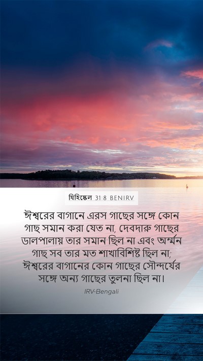 যিহিষ্কেল 31:8 BENIRV Bible Verse Image