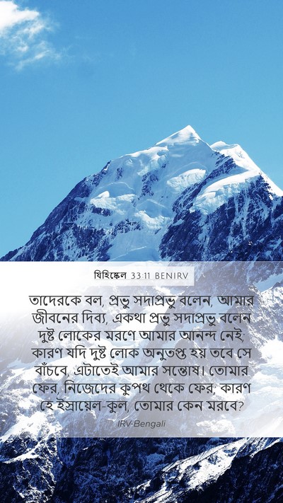 যিহিষ্কেল 33:11 BENIRV Bible Verse Image