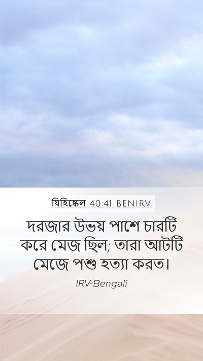 যিহিষ্কেল 40:41 BENIRV Bible Verse Image