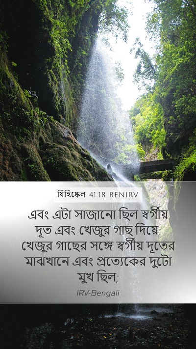 যিহিষ্কেল 41:18 BENIRV Bible Verse Image