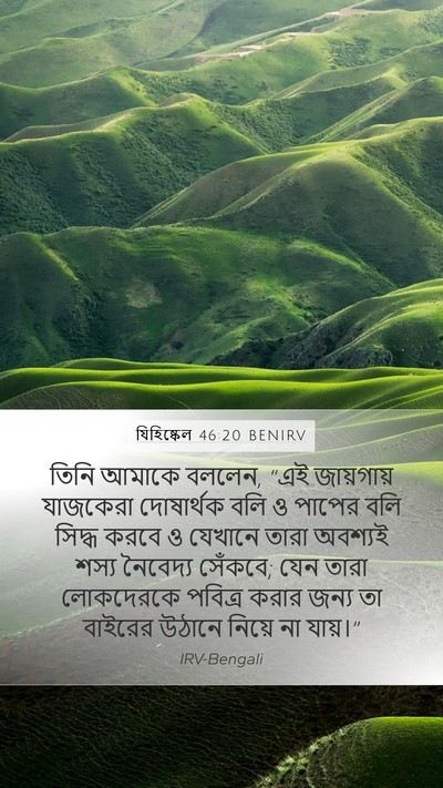 যিহিষ্কেল 46:20 BENIRV Bible Verse Image